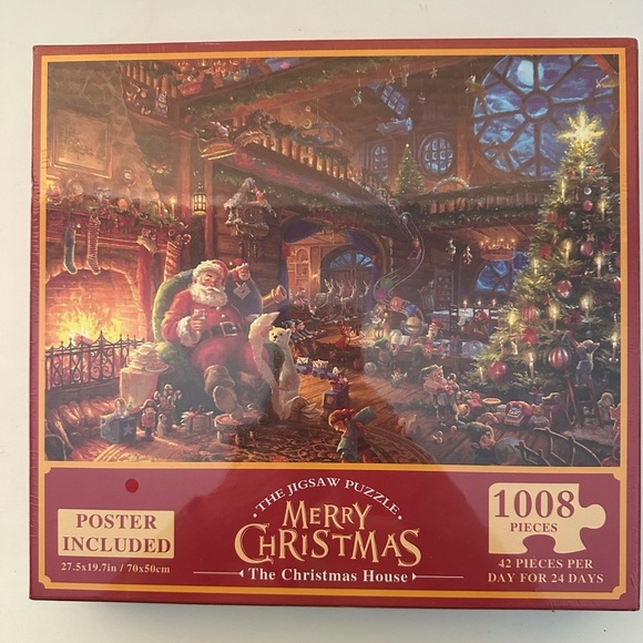 Other - Christmas Holiday 1008 Pcs Puzzle Family Game Brand New